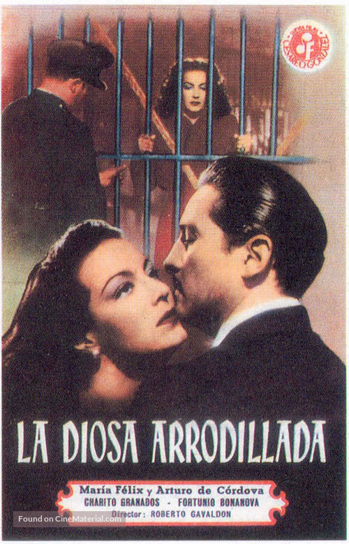 La diosa arrodillada - Spanish Movie Poster