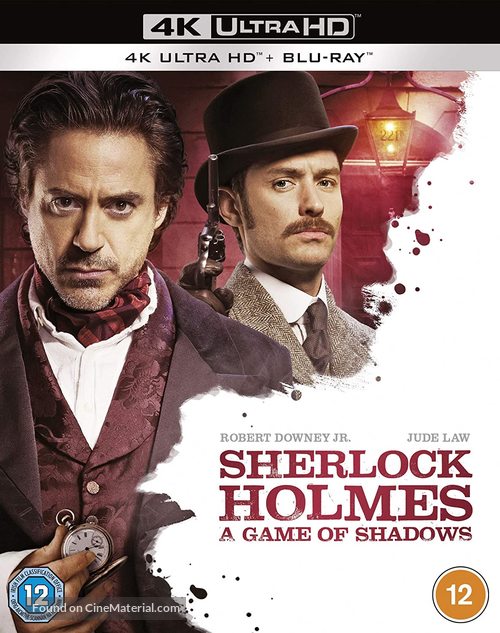 Sherlock Holmes: A Game of Shadows - British Movie Cover