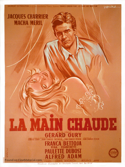 La main chaude - French Movie Poster