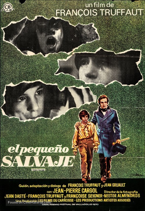 L&#039;enfant sauvage - Spanish Movie Poster