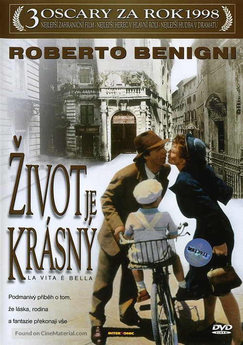 La vita &egrave; bella - Slovak DVD movie cover