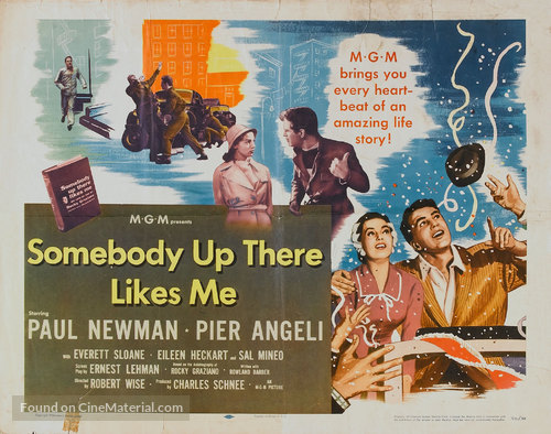 Somebody Up There Likes Me - Theatrical movie poster