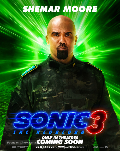 Sonic the Hedgehog 3 - Canadian Movie Poster