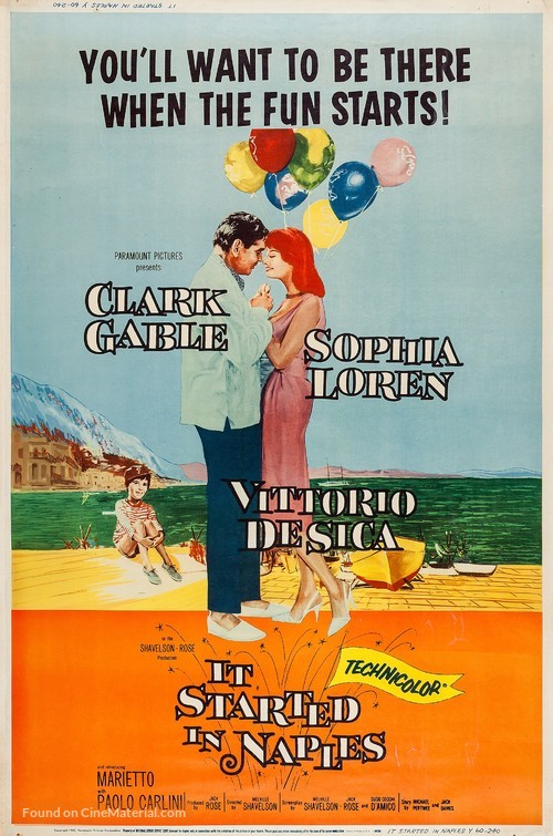 It Started in Naples - Movie Poster