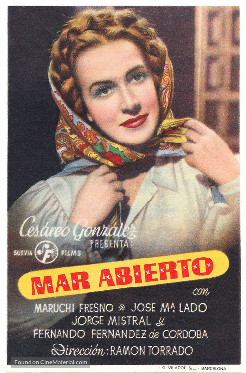 Mar abierto - Spanish Movie Poster