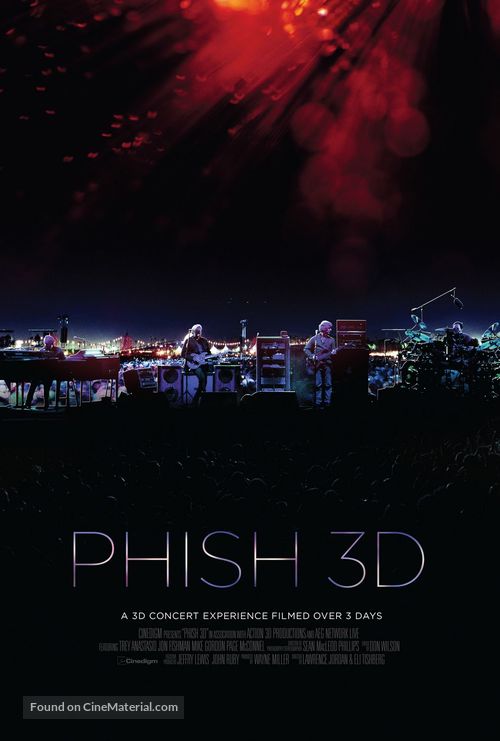 Phish 3D - Movie Poster