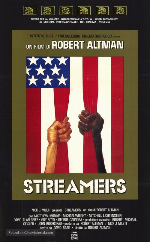 Streamers - Italian Movie Poster