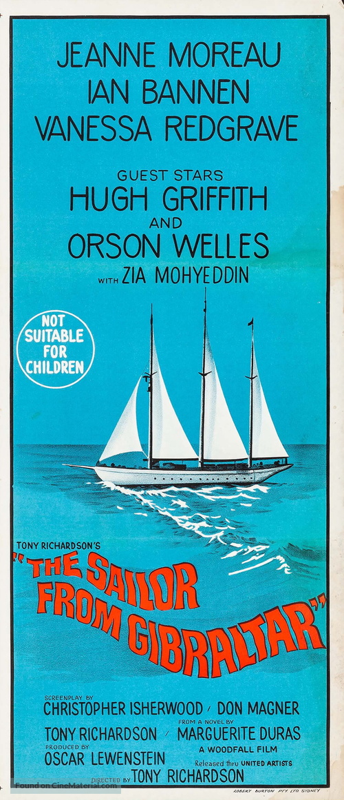 The Sailor from Gibraltar - Australian Movie Poster