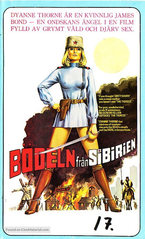 Ilsa the Tigress of Siberia - Swedish VHS movie cover