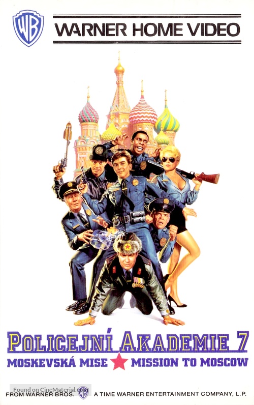 Police Academy: Mission to Moscow - Czech VHS movie cover