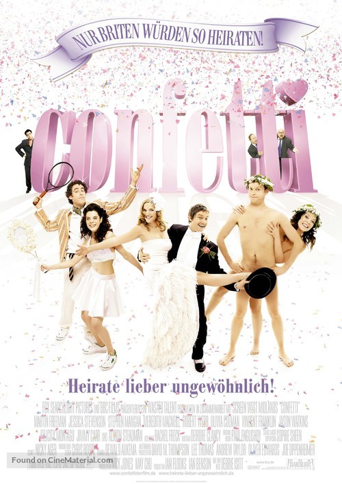 Confetti - German Movie Poster