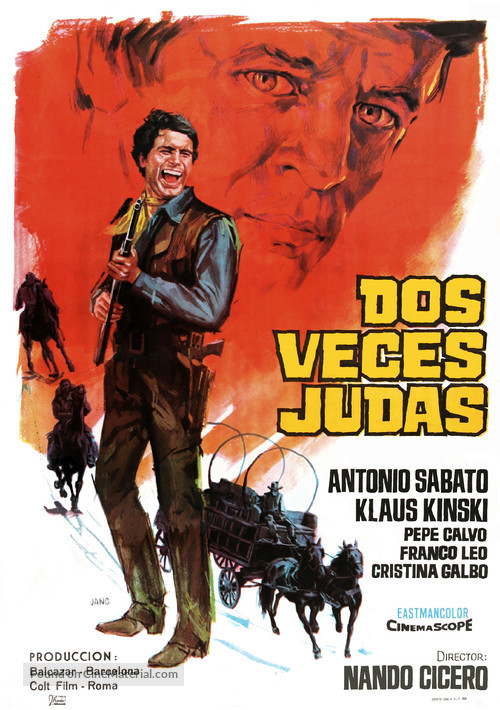 Due volte Giuda - Spanish Movie Poster