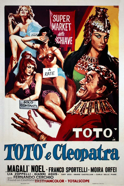 Tot&ograve; e Cleopatra - Italian Movie Poster