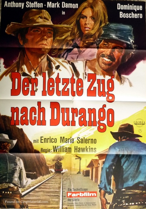 Un treno per Durango - German Movie Poster