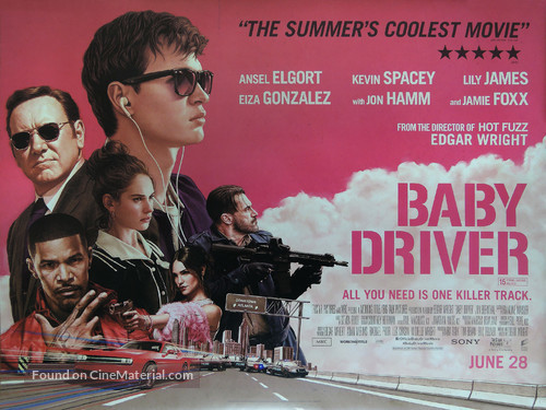 Baby Driver - British Movie Poster