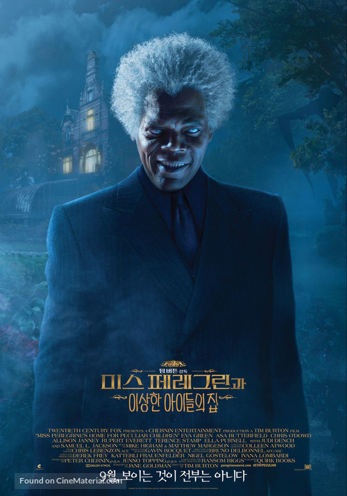 Miss Peregrine&#039;s Home for Peculiar Children - South Korean Movie Poster