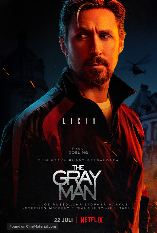 The Gray Man - Indonesian Movie Poster