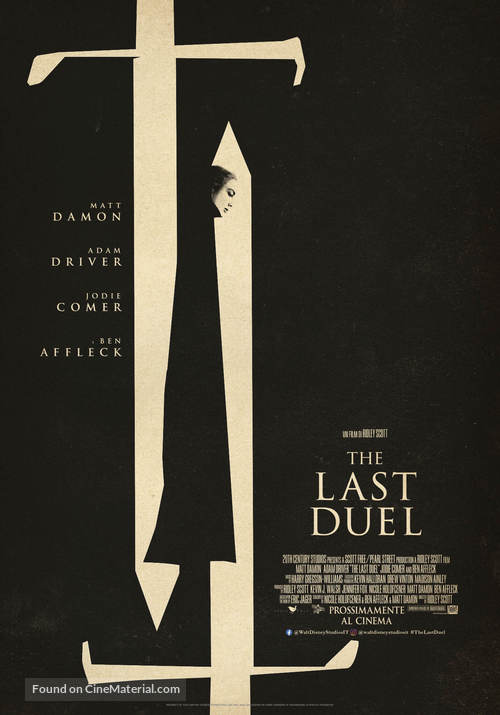 The Last Duel - Italian Movie Poster