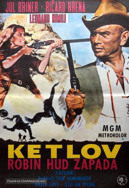 Catlow - Serbian Movie Poster