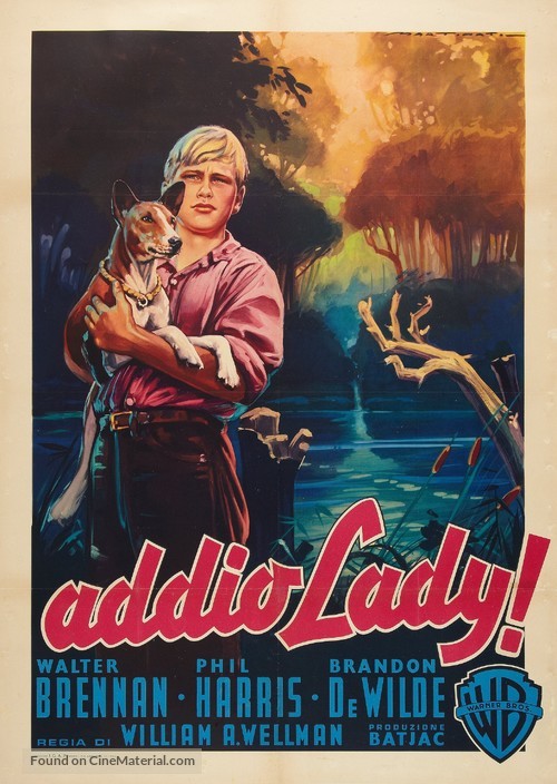 Good-bye, My Lady - Italian Movie Poster