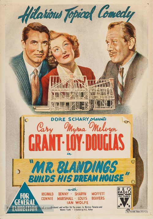 Mr. Blandings Builds His Dream House - Australian Movie Poster