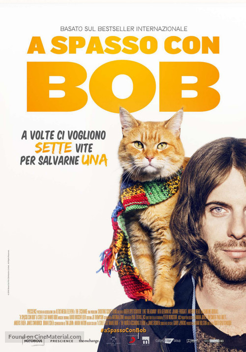 A Street Cat Named Bob - Italian Movie Poster