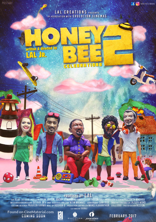 Honey Bee 2: Celebrations - Indian Movie Poster