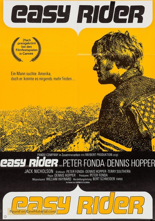 Easy Rider - German Movie Poster