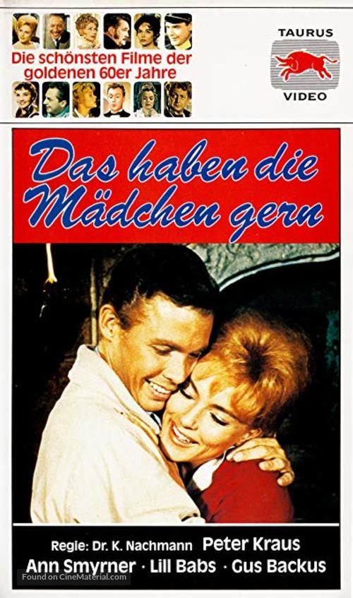 Das haben die M&auml;dchen gern - German VHS movie cover