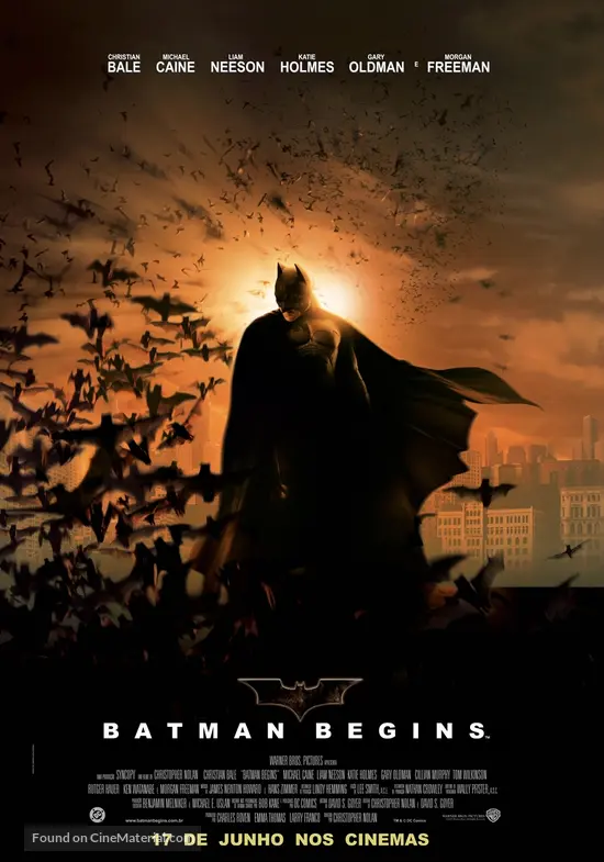 Batman Begins - Brazilian Movie Poster