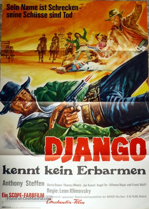 Pochi dollari per Django - German Movie Poster