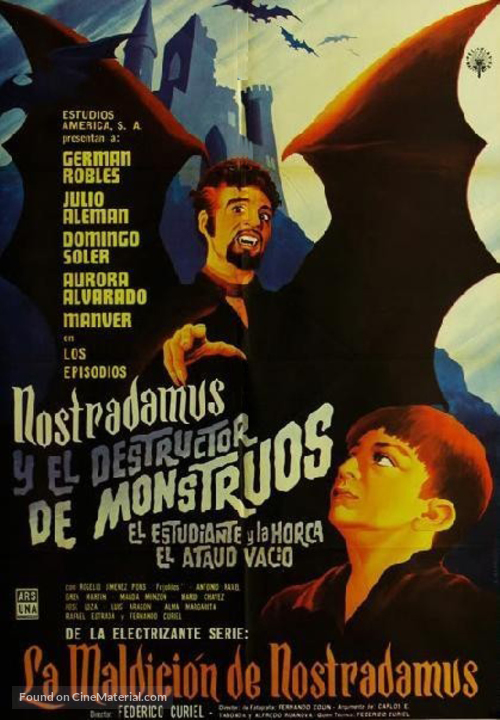 Nostradamus y el destructor de monstruos - Mexican Movie Poster