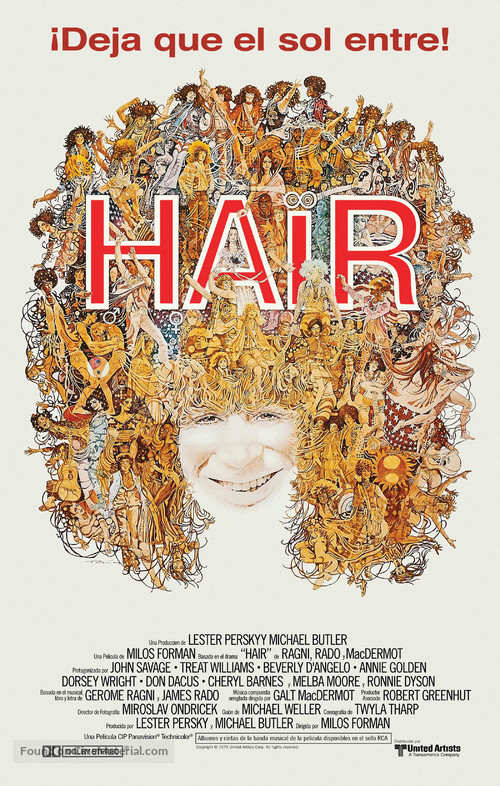 Hair - Argentinian Movie Poster