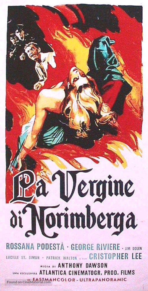 La Vergine di Norimberga - Italian Movie Poster