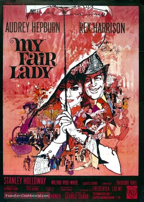 My Fair Lady - French Movie Poster
