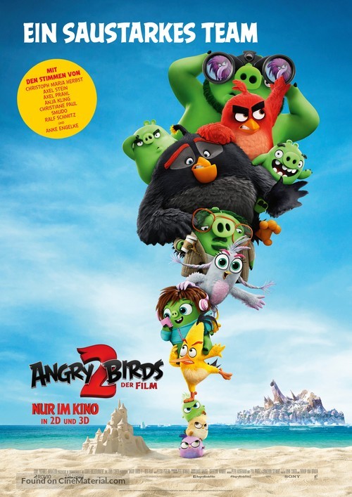 The Angry Birds Movie 2 - German Movie Poster