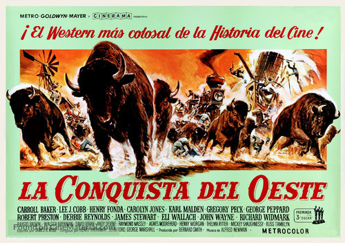 How the West Was Won - Spanish Movie Poster