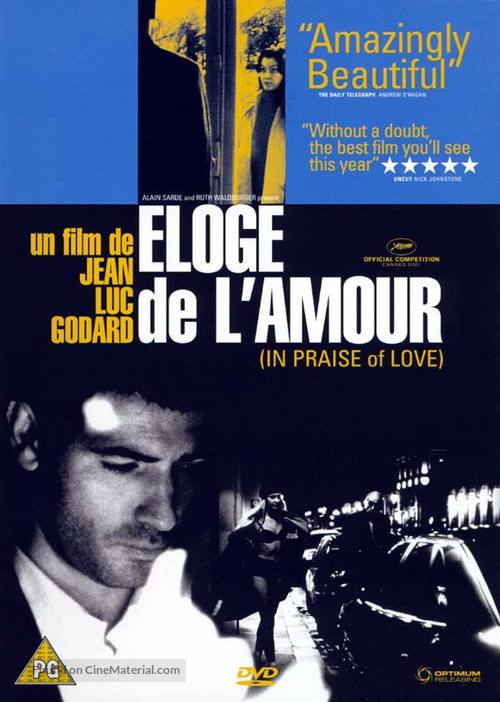 &Eacute;loge de l&#039;amour - British DVD movie cover