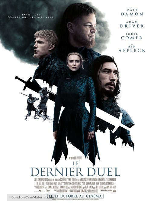 The Last Duel - French Movie Poster