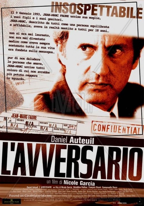L&#039;adversaire - Italian Movie Poster
