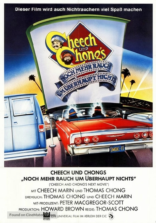 Cheech &amp; Chong&#039;s Next Movie - German Movie Poster