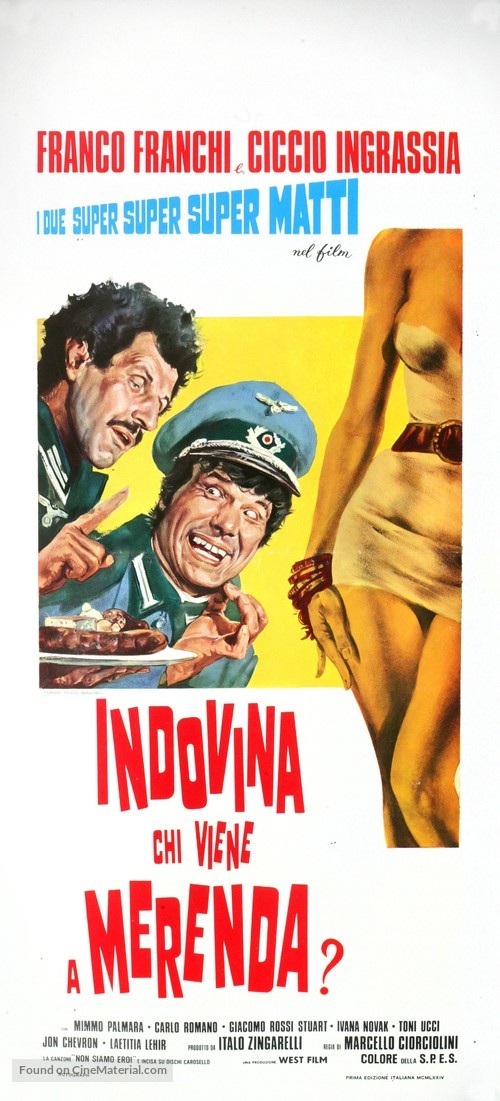 Indovina chi viene a merenda? - Italian Movie Poster