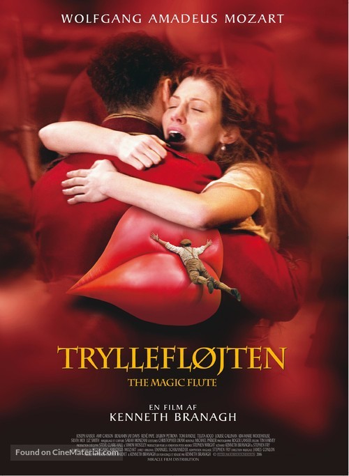 The Magic Flute - Danish Movie Poster