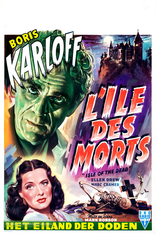 Isle of the Dead - Belgian Movie Poster