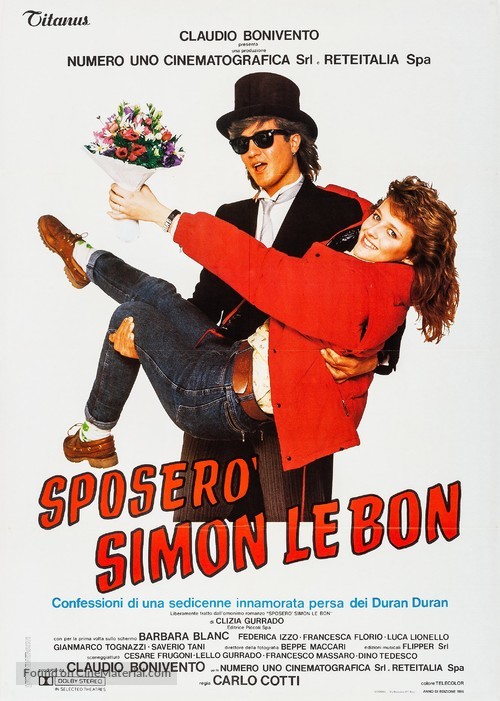 Sposer&ograve; Simon Le Bon - Confessioni di una sedicenne innamorata persa dei Duran Duran - Italian Movie Poster