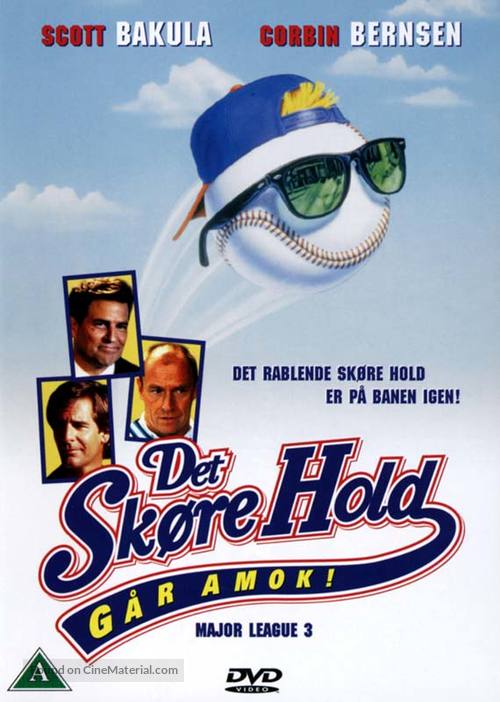 Major League: Back to the Minors - Danish DVD movie cover