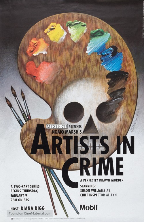 &quot;Alleyn Mysteries&quot; Artists in Crime - Movie Poster