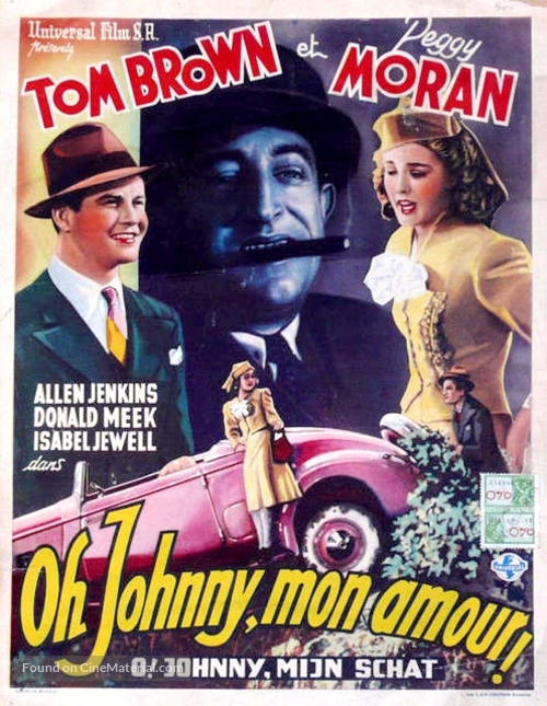 Oh Johnny, How You Can Love - Belgian Movie Poster