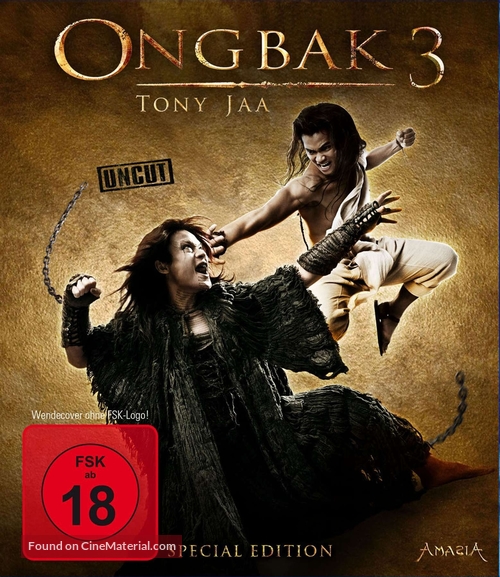 Ong Bak 3 - German Blu-Ray movie cover