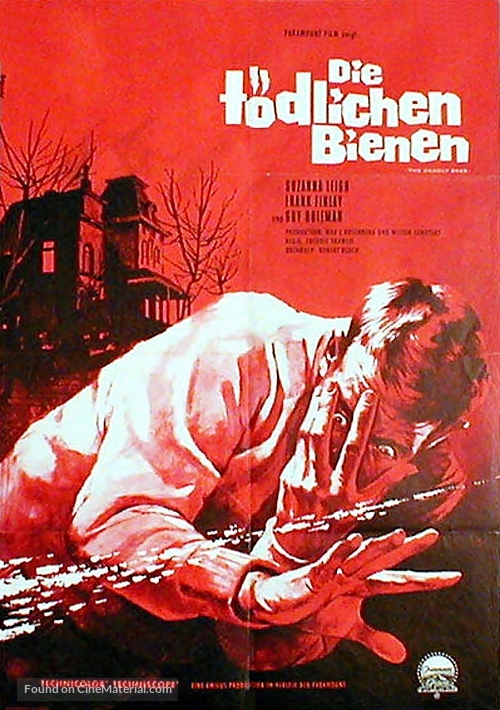 The Deadly Bees - German Movie Poster